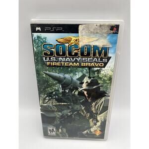 Socom US Navy Seals Fireteam Bravo (Sony PSP, 2005) Complete Tested